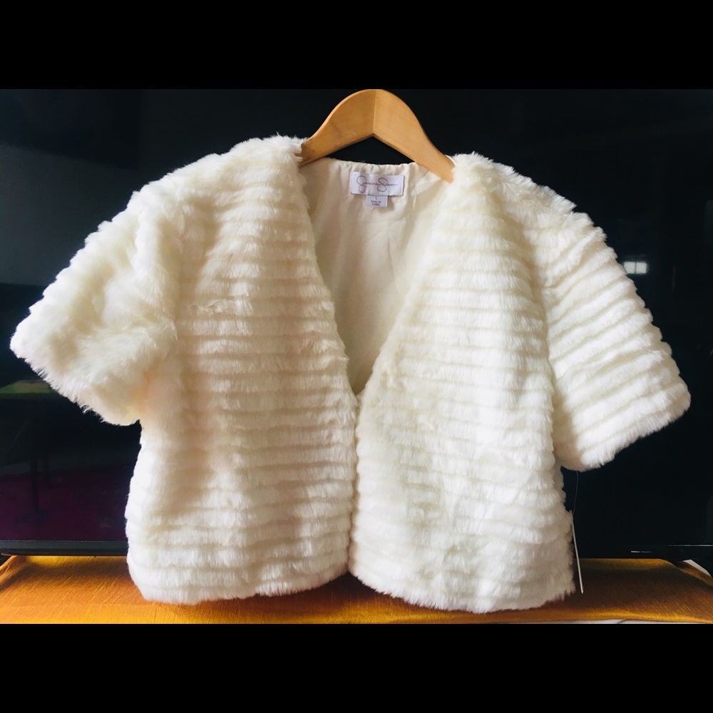 Faux fur Jessica Simpson jacket